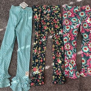 Colorful Ruffle Leggings Set